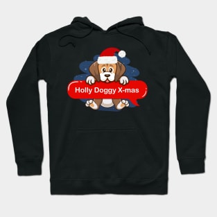 holly doggy chrismtas Hoodie